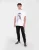 Les Hommes T-shirt City Mannen Wit