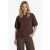 Fluresk T-shirt Dez T Shirt 26nbf01 514 Dark Chocolate Dames