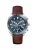 Gc Analoog horloge ‘Flair Coussin’  blauw / bruin / zilver