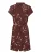 VERO MODA Blousejurk ‘VMNEWHALLIE’  olijfgroen / rosa / wijnrood