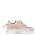 DWRS Jupiter Crochet leren chunky sneakers lichtroze