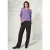 Cecil Dames Blouse met folieprint in Paars