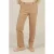 Yest travelstof pantalon lichtbruin