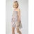 TRENDYOLMİLLA Dames Meerkleurig Bloemen Kort / Mini Mouwloos Skater Jurken