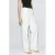 Mango straight leg broek met ceintuur – wit