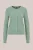 WE Fashion – Dames gebreid vest met structuur – Regular fit – Mintgroen – Biologisch katoen –