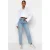 TRENDYOLMİLLA Dames Donkerblauw Effen Mom Hoge taille Jeans