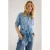 s.Oliver denim blouse light blue denim