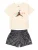 Jordan Set ‘FESTIVAL’  lichtbeige / antraciet / oranje / zwart
