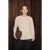 Blouse met ronde hals en lange mouwen