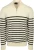 Steppin’ Out Half-Zip Trui Breton Stripe Ecru