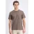GABBIANO regular T-shirt bruin