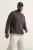 TRENDYOL MAN Heren Grijs Effen Lang, Oversized Grote maten Sweatshirts
