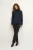 Blouse met lange mouwen Regular fit Midnight Marine