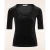 Velvet Sparkle top in zwart