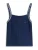 TOMMY HILFIGER Top  donkerblauw / wit