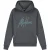 Malelions Junior Striped Signature Hoodie | Dark Grey/Ice Blue