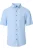 Redmond Casual Linnen Overhemd blauw, Effen