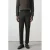 Mango Man slim fit pantalon met plooien – beige/kaki