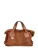 Anna Luchini Brown Rundleer Tas