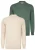 Felix Hardy Trui  beige / jade groen