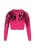 faina Gebreid vest ‘Fashion Look’  fuchsia
