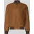 jack & jones bomberjack in leerlook met opstaande kraag