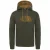 The North Face Heren Drew Peak Borduur Hoodie Groen / Brits Kaki