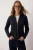 TRENDYOLMİLLA Dames Donkerblauw Effen Lang Regular fit Vesten