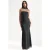 Polkadot Strapless Maxi Jurk met Sjaal Detail