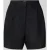 Gina Tricot Korte relaxed fit linnen broek met bandplooien