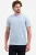 No Excess T-Shirt ronde hals blauw, Melange