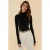 Hoogtraject Hals Drape Detail Blouse