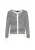 DreiMaster Klassik Gebreid vest ‘Classic Look’  zwart / offwhite