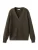MANGO MAN Gebreid vest ‘Salsa’  bruin