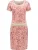 Ragwear Zomerjurk ‘Baomi Zoo Youmodo’  beige / pink / donkerroze