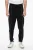 Viscose Blend Tapered Fit Sweatpants met Tape Detail in Zwart