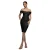 Strakke damesjurk Goddiva Knot Twist