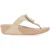Dames Fit Flop Lulu Crystal-Circlet Toe-Post Sandalen in Steen