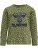 Hummel Shirt  nachtblauw / olijfgroen / wit