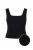 TRENDYOLMİLLA Dames Zwart Effen Mouwloos Getailleerd Blouses