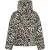 Faina Gewatteerd jasje met luipaardprint Dames beige leo