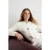 TRENDYOLMİLLA Dames Ecru Effen Lang Regular fit Vesten