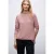 Street One Dames Zacht col shirt in Roze