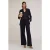 Motivi Chequered Pattern Palazzo Trousers Blue