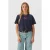 Coolcat T-shirt Zhara met printopdruk glitters donkerblauw