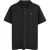 Zwarte polo met korte mouwen en geborduurd Rigby Go-logo