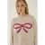 Relaxe fit trui met strikdetail