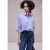 Overhemdblouse met borstzakken