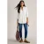 White Stuff Annie Emb Longline Shirt Brilliant White